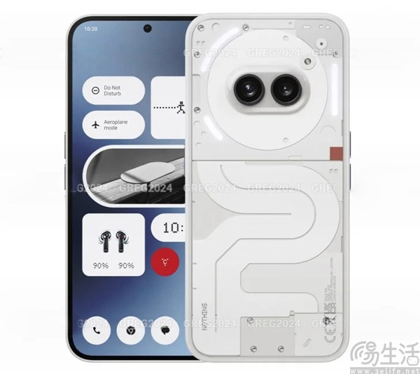 Nothing Phone (2a)白色版曝光，外观设计吸睛