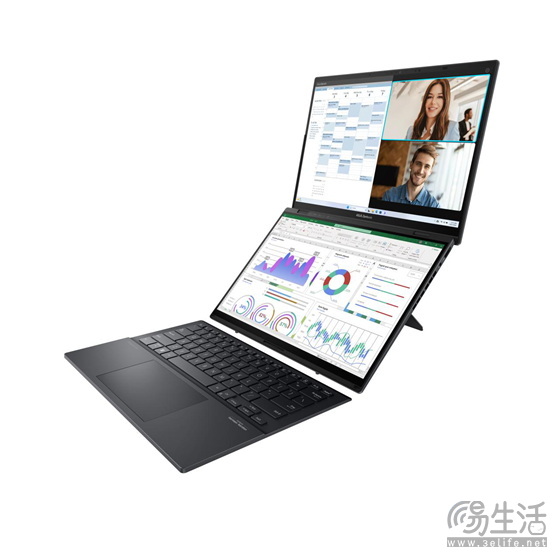 华硕正式发布灵耀14双屏AI超轻薄本 双屏协同开启全新交互体验