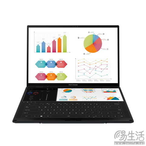 华硕正式发布灵耀14双屏AI超轻薄本 双屏协同开启全新交互体验