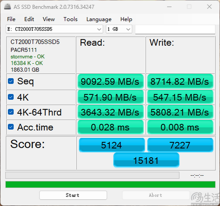 英睿达T705评测：原厂PCIe5 SSD旗舰再进化
