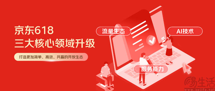 京东公布618扶持举措，流量、技术、服务全面升级