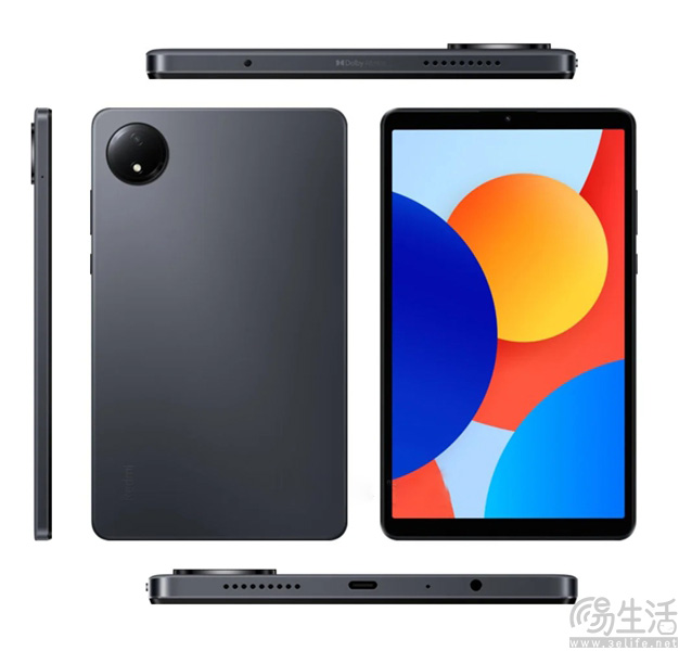 Redmi Pad SE 8.7渲染图现身，配置详情也被曝光