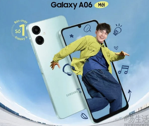 三星Galaxy A06海外发售，定位千元级市场