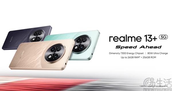 realme 13+海外发布,起售价为22999印度卢比 realme 13+海外发布,起售价为22999印度卢比