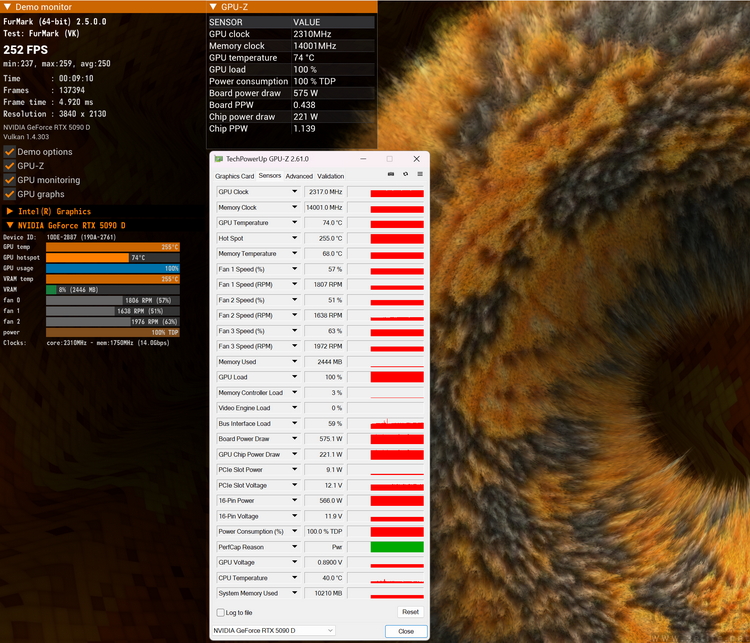 索泰RTX5090D 32GB Solid OC评测：开年核弹