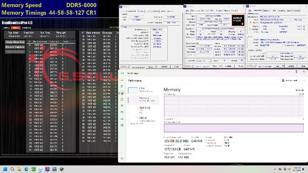 芝奇发布DDR5-8000 128GB (64GBx2)极速超频内存套装