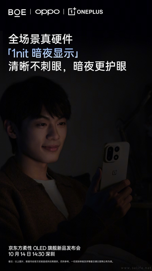 一加15将首发第三代东方屏,更多细节信息公布 一加15将首发第三代东方屏,更多细节信息公布