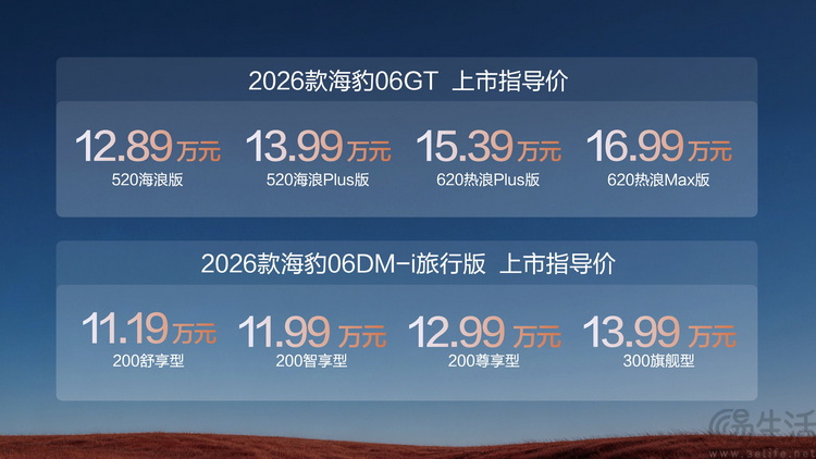 11.19万元起，海豹06系列想要让年轻人“无法拒绝”