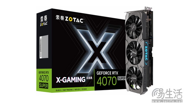 性能大提升，索泰 GEFORCE RTX 4070 SUPER显卡首发评测