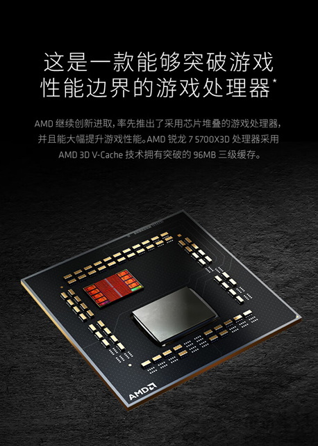 突破游戏性能边界 AMD 锐龙7 5700X3D开学季攒机首选 