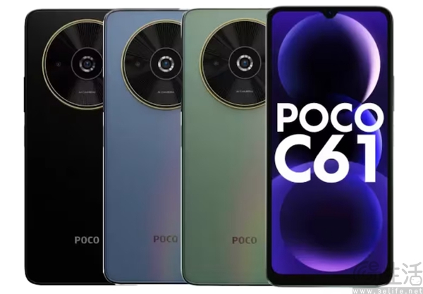 POCO C61海外上市，搭载联发科Helio G36主控