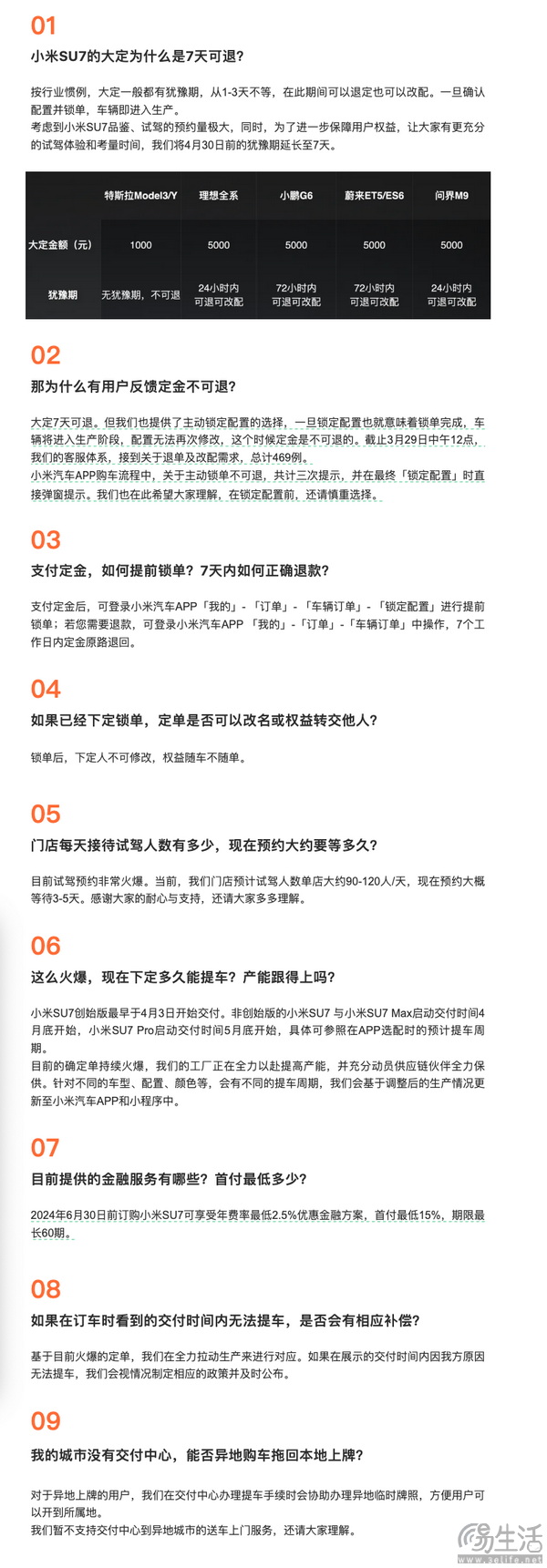 热度超高 小米SU7上市24小时大定突破88898台