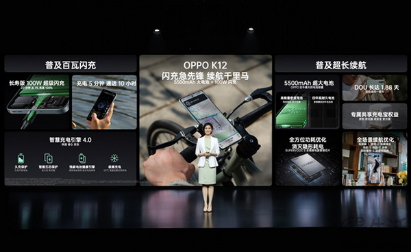 1799元起！OPPO K12正式开售，引领百瓦闪充超长续航双普及