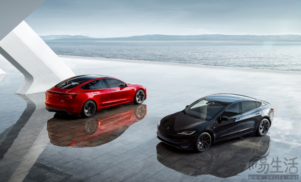 新款特斯拉Model 3高性能全驱版申报图曝光