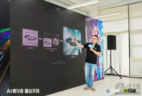 玩AI！曜不同！2024影驰校园行广州美术学院精彩回顾