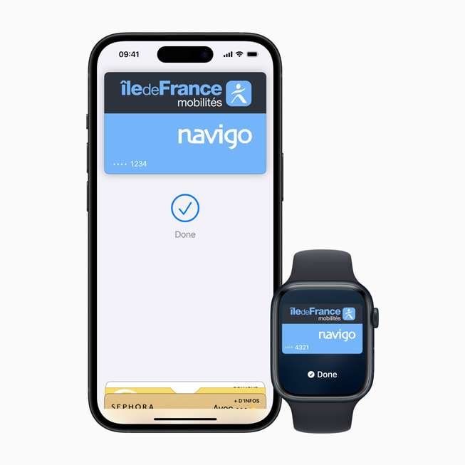 Apple 与法兰西岛运输联合会合作推出 iPhone 与 Apple Watch 版 Navigo 卡