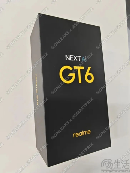 真我GT6零售包装盒曝光，将具备生成式AI功能