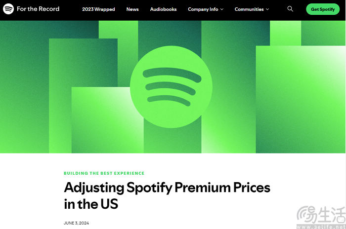 Spotify在美涨价，部分套餐价格已超过Apple Music