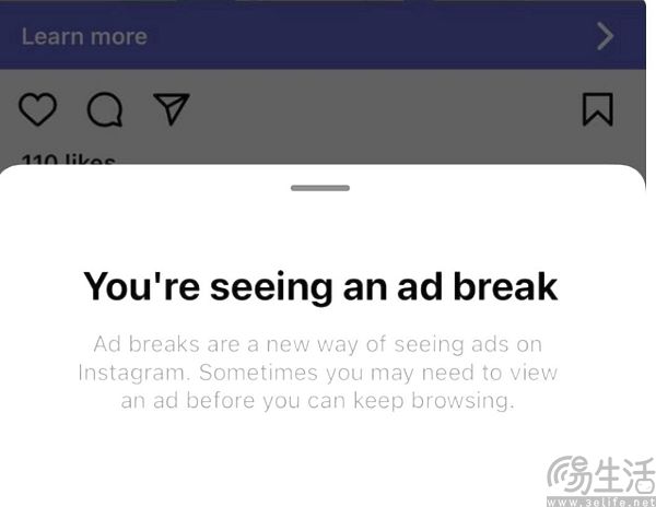 学习YouTube好榜样，Instagram开测不可跳过广告