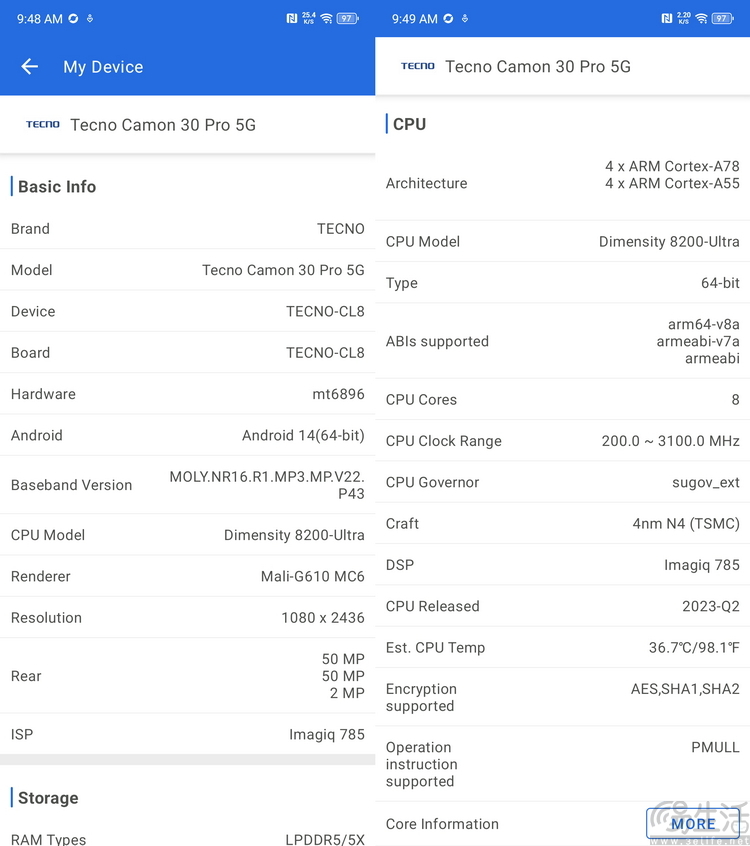TECNO CAMON 30 Pro 5G 测评：影像旗舰性能也领先