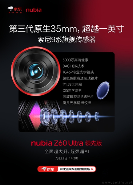 努比亚Z60 Ultra领先版影像预热,将迎来全面升级 努比亚Z60 Ultra领先版影像预热,将迎来全面升级