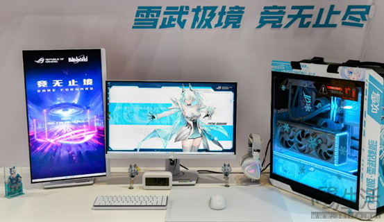 BW2024火爆盛夏，ROG显示器竞无止境，超能竞化闪耀全场