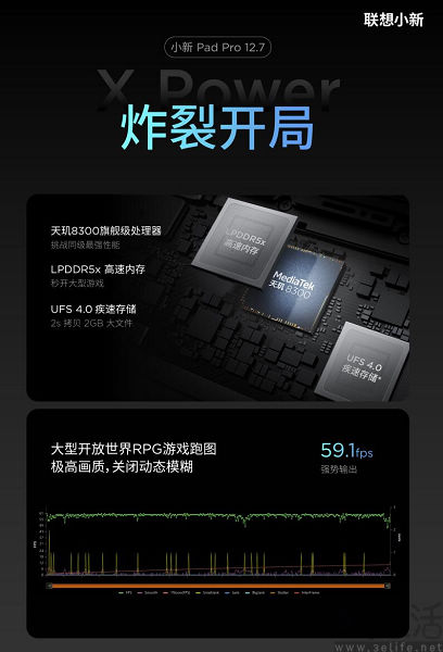 联想小新Pad Pro 12.7核心配备确认，搭载天玑8300