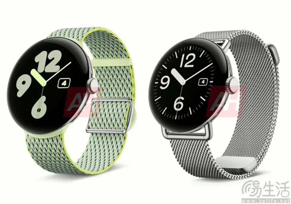 谷歌Pixel Watch3渲染图曝光，表带配色详情揭晓