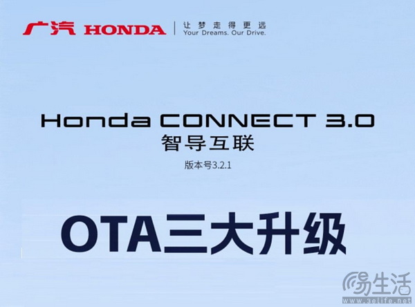 本田Honda CONNECT 3.0智导互联系统OTA升级