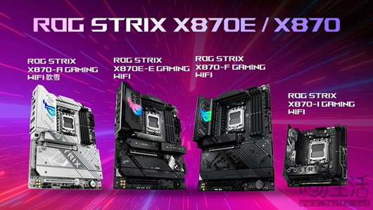 力破9霄 华硕X870E、X870主板登场