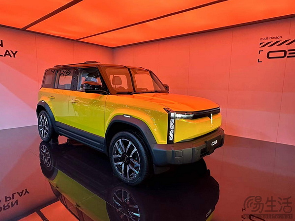 iCAR 03在成都车展展示新配色及咖啡创业版车型 iCAR 03在成都车展展示新配色及咖啡创业版车型