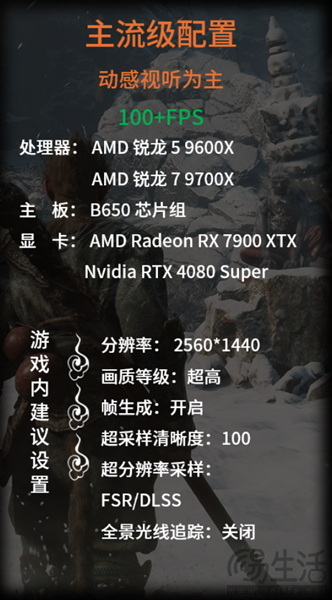绝佳体验《黑神话：悟空》 AMD 锐龙7 9700X稳定性能好 