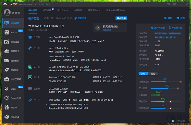 《黑神话：悟空》9600X对比14600K，选对平台是关键
