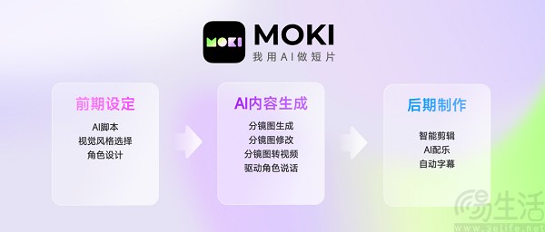美图AI短片创作工具MOKI全面开放，可一站式成片