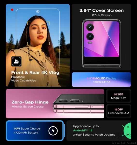 Infinix Zero Flip海外发布，售价为1065000奈拉