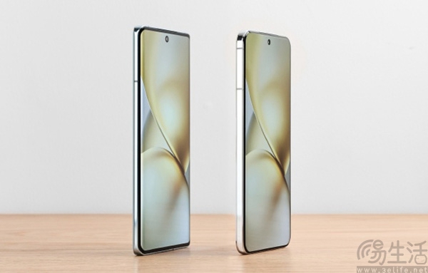 vivo X200正面外观公布，采用全等深微四曲屏设计