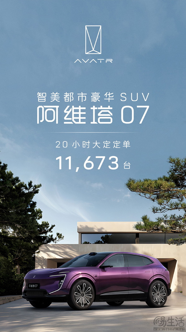 阿维塔正在进行C轮融资 募集资金达100亿元