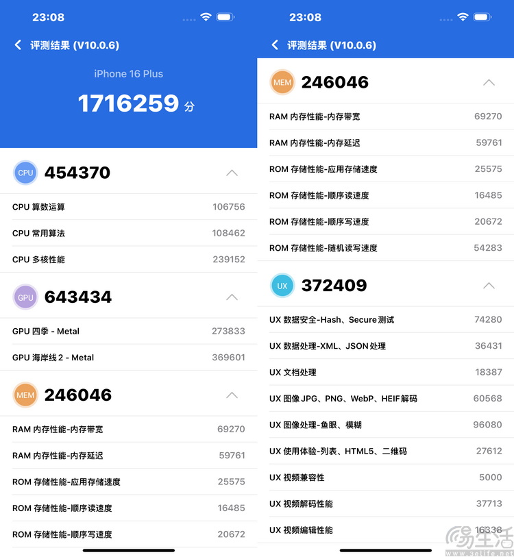 iPhone 16系列性能测试：全系换新芯，A18牙膏挤爆