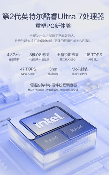 华硕无畏Pro14 2024开启预约 搭载第二代酷睿Ultra，续航高达21小时