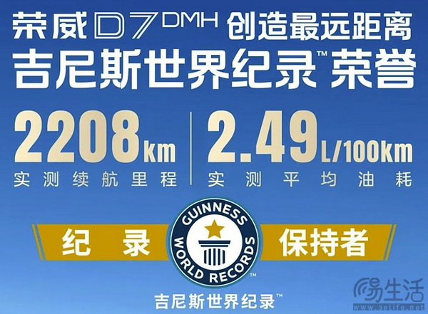 荣威D7 DMH世界冠军版11月上市 增晨曦金车漆