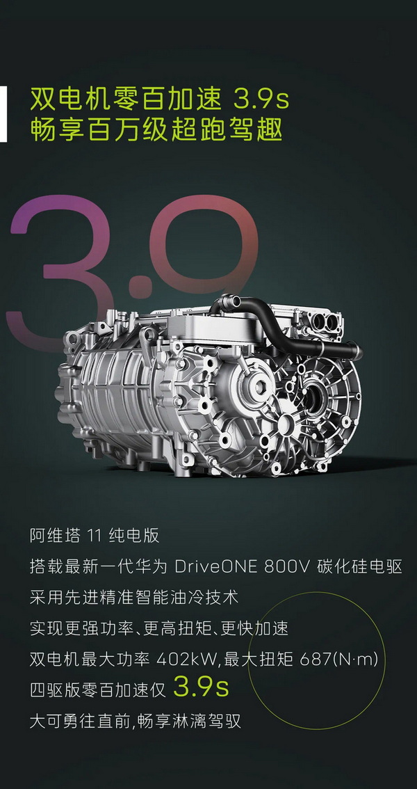 新款阿维塔11增程/纯电版将于12月2日正式上市
