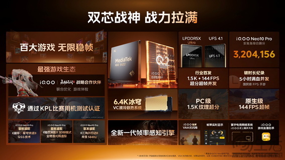 顶级闪充续航组合 iQOO Neo10全系“双百瓦”闪充兼容