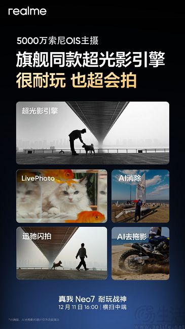 真我Neo7大量外围配置揭晓，号称“一部用四年”