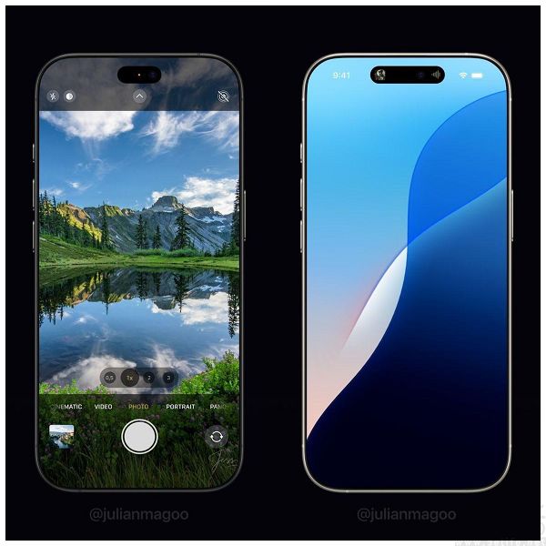 iPhone 17 Pro屏幕概念图出炉，灵动岛面积更小