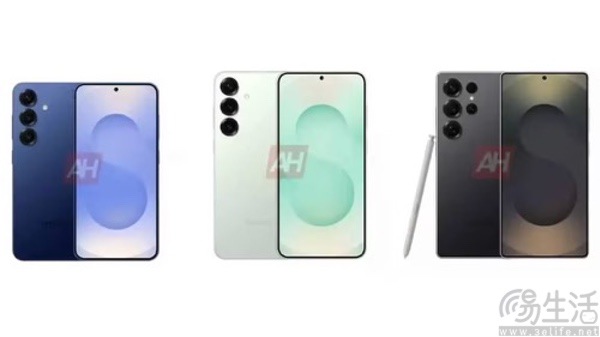 三星Galaxy S25系列渲染图曝光，外观已无悬念