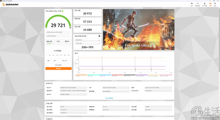 索泰RTX5090D 32GB Solid OC评测：开年核弹