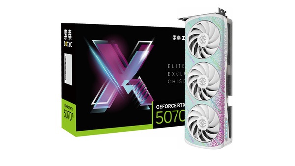 索泰GeForce RTX 5070 Ti系列显卡震撼上市
