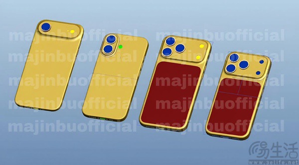 iPhone 17全系渲染图曝光，后摄模组或将大改