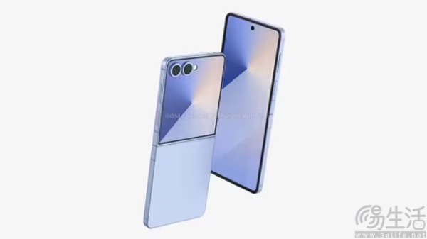 三星Galaxy Z Flip7渲染图现身，机身线条更硬朗