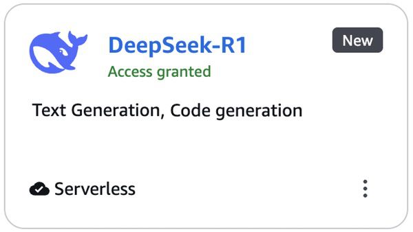 亚马逊云科技在Amazon Bedrock提供完全托管的DeepSeek-R1模型